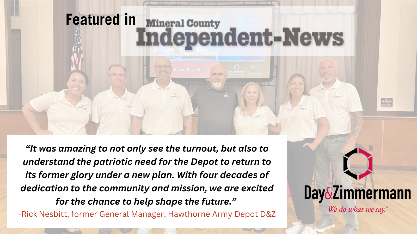 IN THE NEWS 2025 Mineral County News Hawthorne