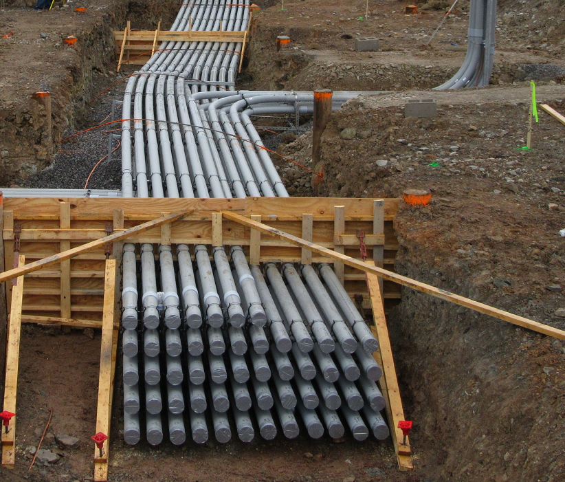 Pipe and duct banks from D&