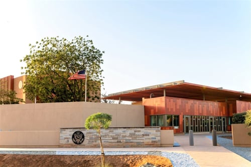 U.S. Embassy in Niamey- Niger- located in the Yantala neighborhood of Niamey-Credit- state.gov-niamey
