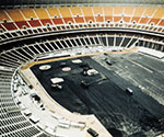 Day & Zimmermann is chosen as the construction manager for Veterans Stadium in Philadelphia.