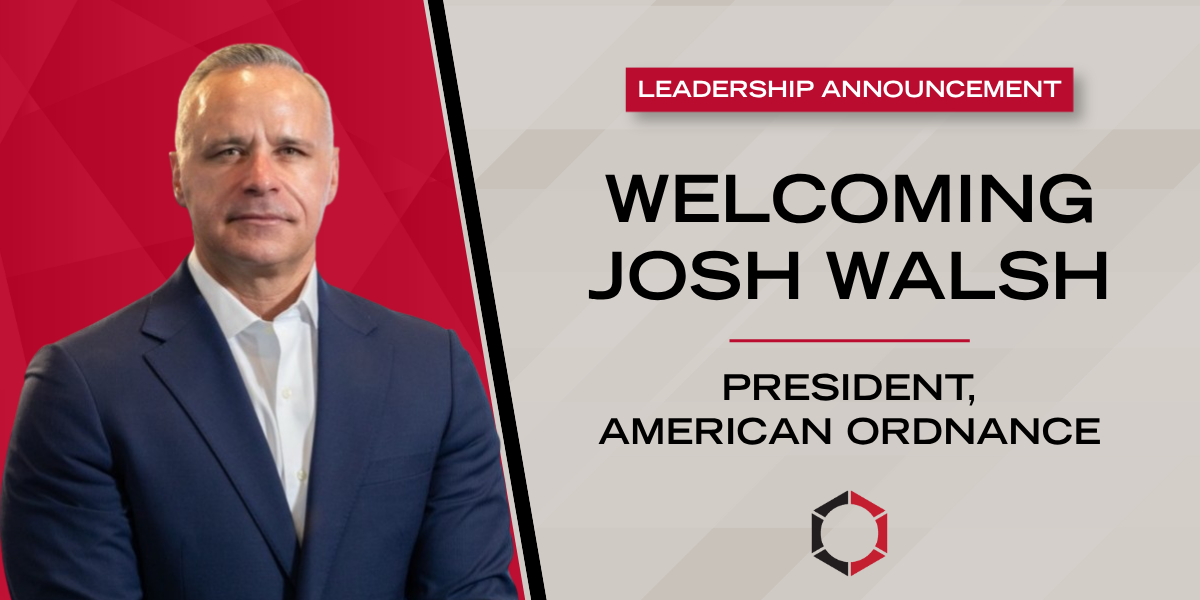 Josh Walsh to Lead American Ordnance & Operations at Iowa Army ...