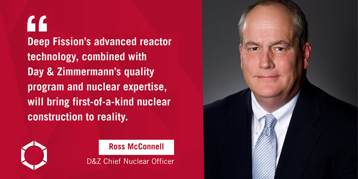 Ross McConnell, Day and Zimmermann Chief Nuclear Officer